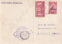 Zeppelin 1. Südamerikafahrt Recife - Friedrichshafen 1931