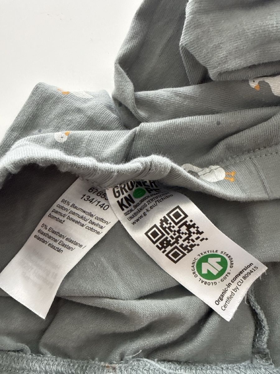 Strumpfhosen & Leggings: Leggings Gr. 134/140 grau mit Entenmuster – Neu (gemäss Beschreibung) aus Freidorf TG von nad_fxh7 1