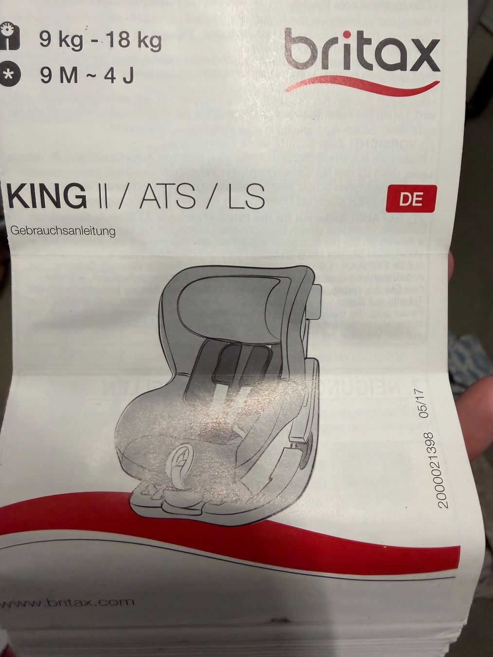 Britax Römer Seggiolini per auto: Britax Römer King II – Usato da Hauterive NE venduto da mwueth 5