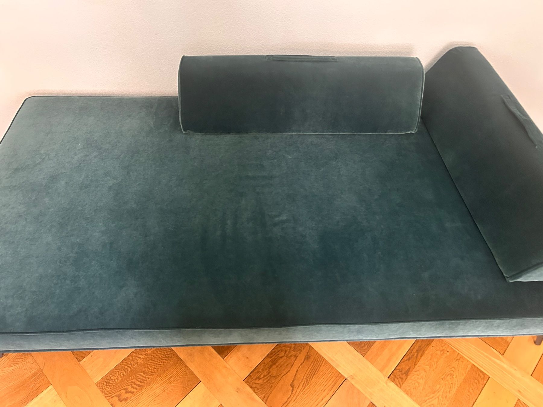 Divani: Daybed dunkelgrün Samt neuwertig – Usato da Bern venduto da horifey 1