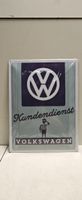 Blechschild von VW Kundendienst, neu und ungeöffnet (nov701)