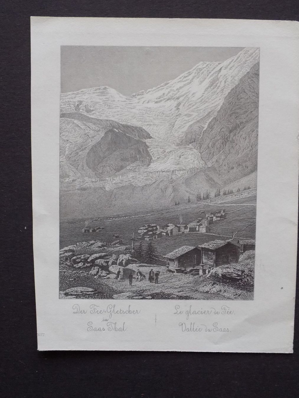 Stiche: Fee Gletscher im Saas Tal Wallis – Gebraucht aus Risch von Rischli15