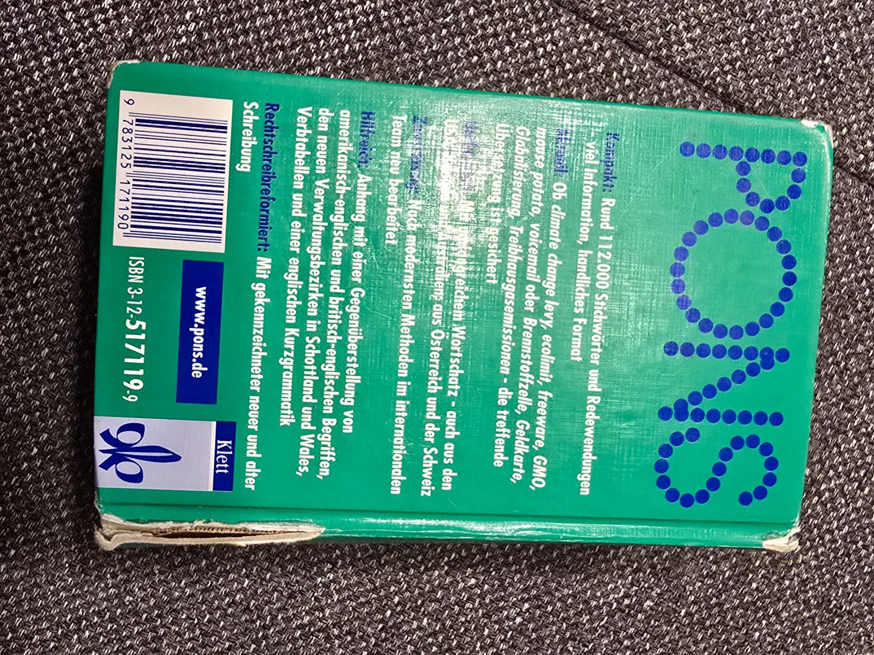 Libri: PONS Kompaktwörterbuch Englisch-Deutsch – Usato da Büttikon AG venduto da Amineah 1