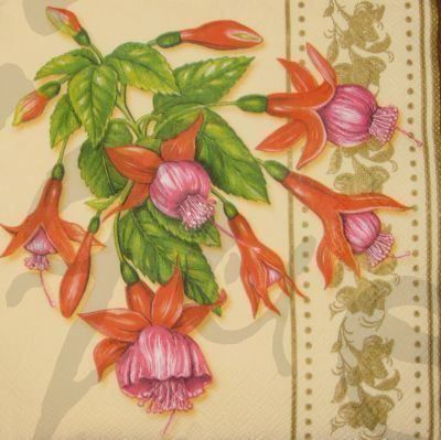 Servietten: Serviette blumen (b113) – Neu (gemäss Beschreibung) aus Schlatt TG von kreativ-atelier