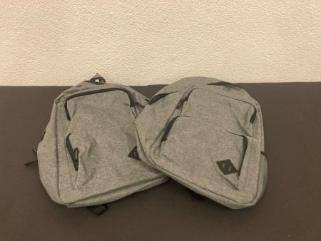 Rucksäcke 2 Stück, ca. 45 x 30 x 12 cm, grau