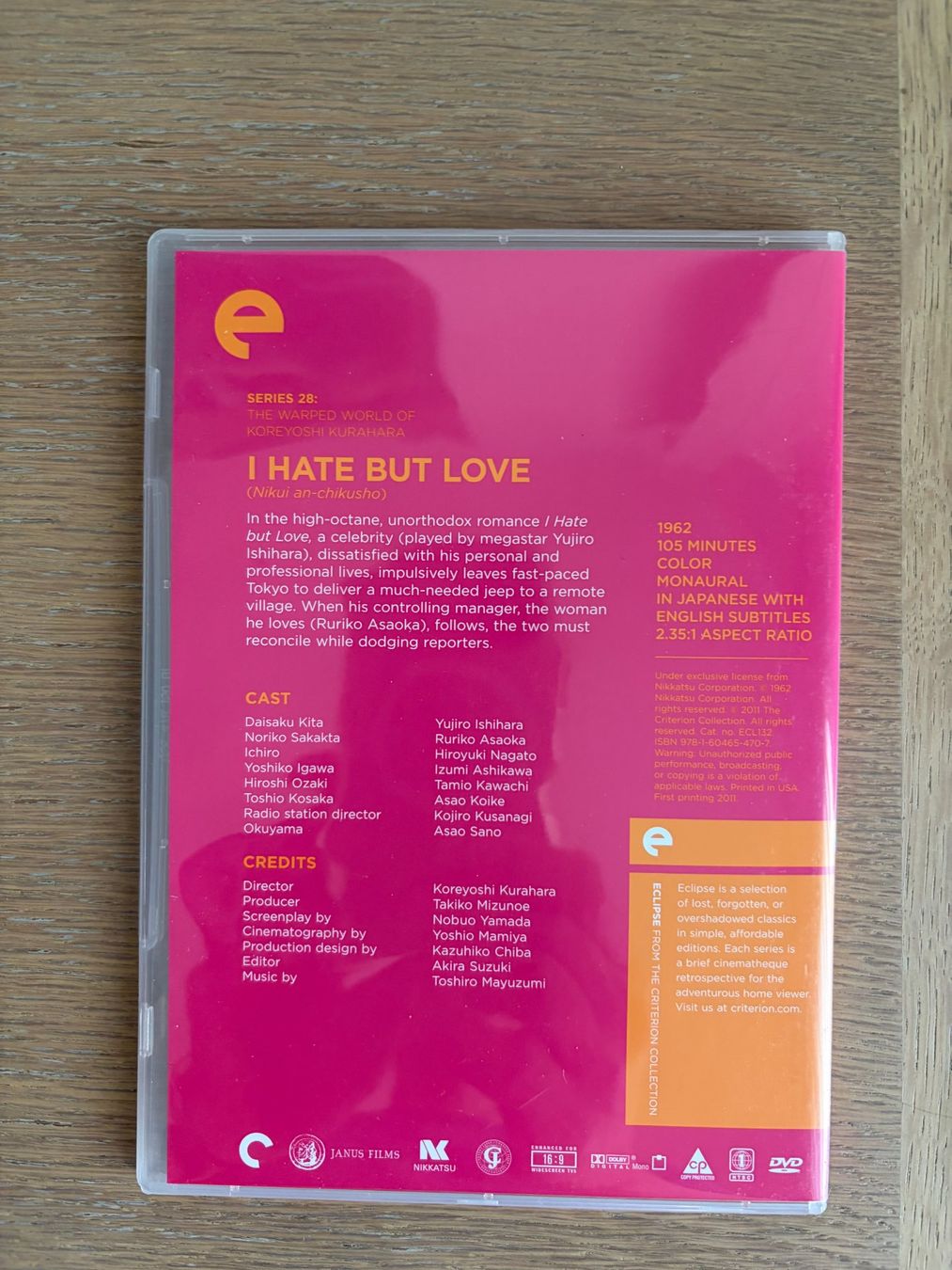 Tutti i DVDs: DVD I HATE BUT LOVE – Usato da Geneve venduto da tigre69 1