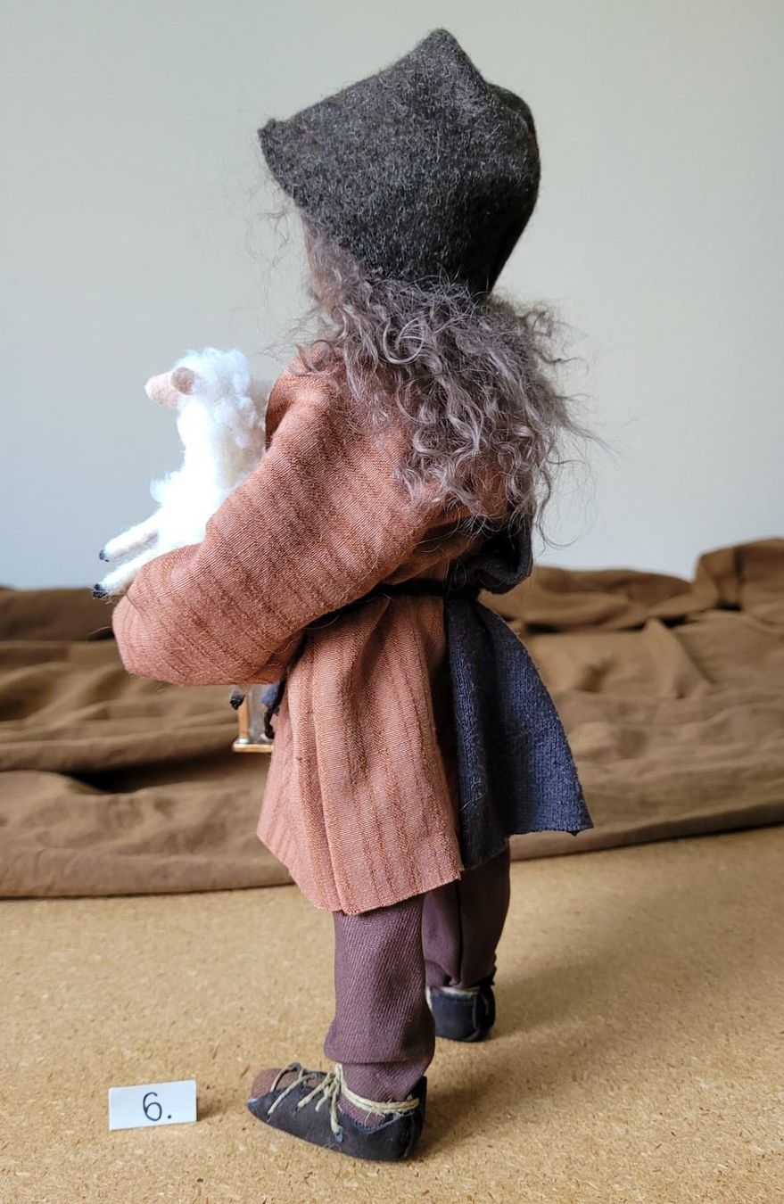 Statuette: Schwarzenberger Krippenfiguren Hirt 27cm mit Schäfli N6 – Nuovo (secondo la descrizione) da Abtwil SG venduto da Roebi250 3