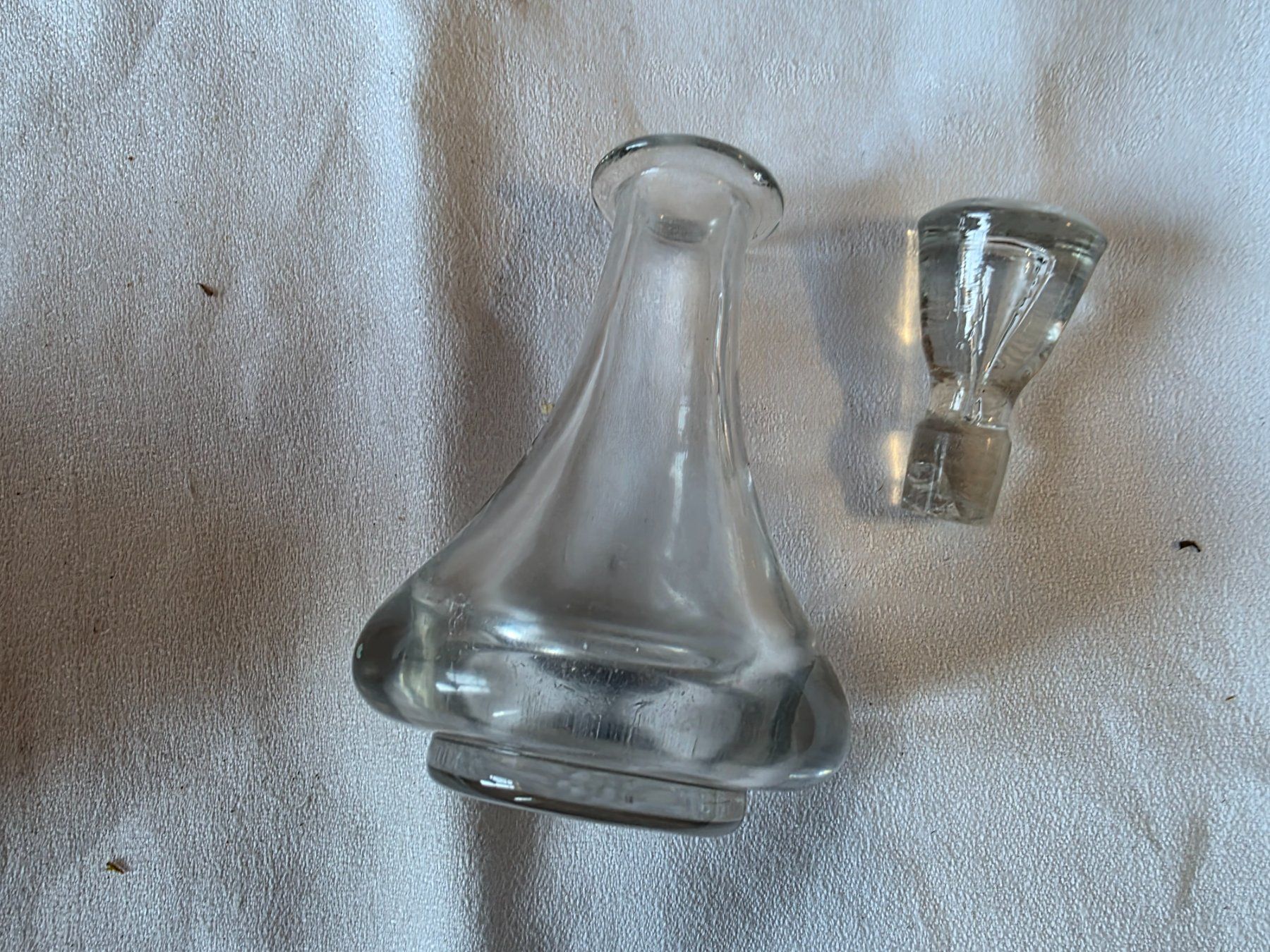 Flaconi: kleiner alter Glas Flacon Karaffe 12 cm – Usato da Walterswil BE venduto da Lonitti 3