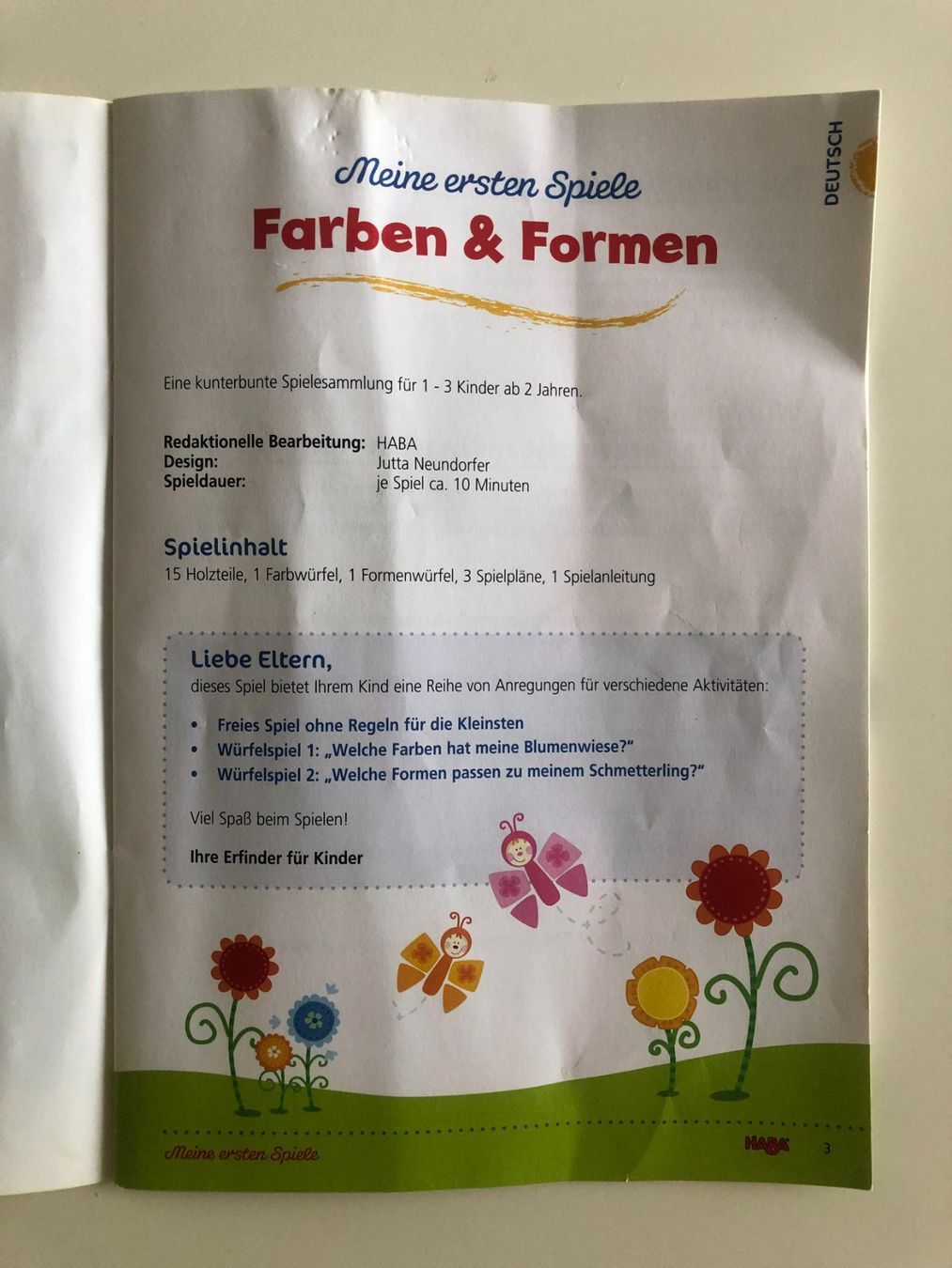 Haba Giochi: Farben & Formen von HABA – Usato da Bassersdorf venduto da sammelfloh 2