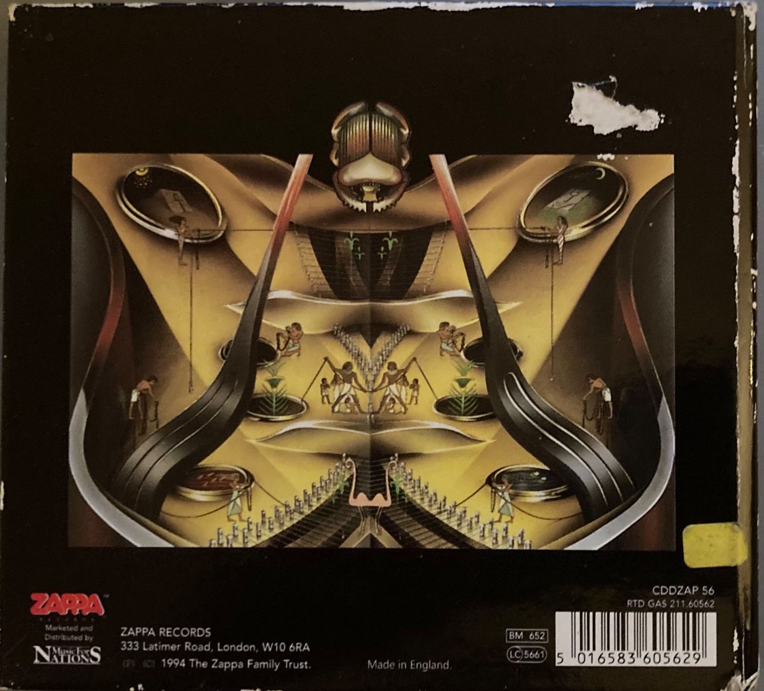 CD: FRANK ZAPPA - CIVILIZATION PHAZE III – Usato da Poliez-Pittet venduto da Newtown-Records 1