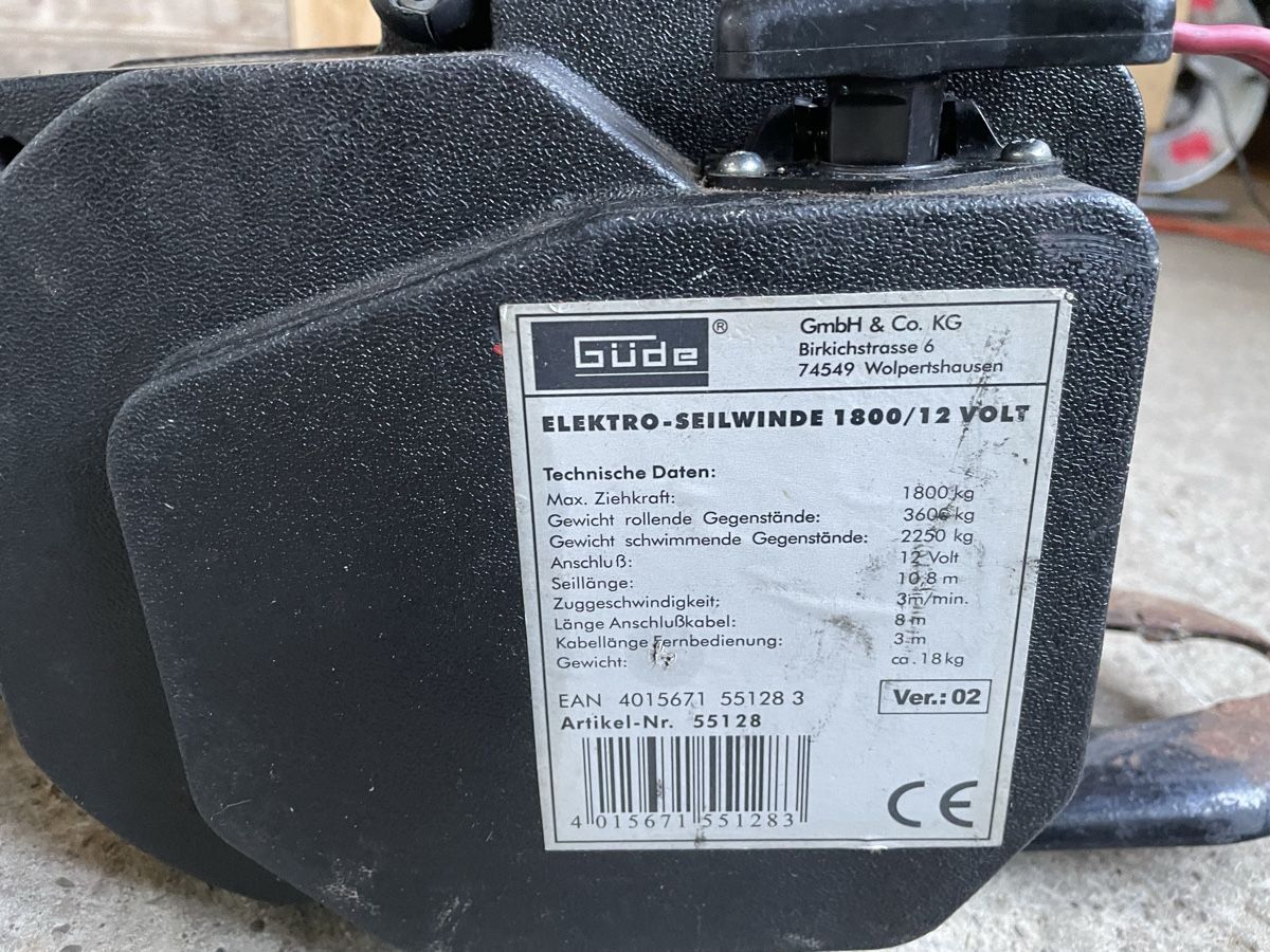 Tutti gli attrezzi: Seilzugwinde 12v Gebraucht! – Usato da Gipf- Oberfrick venduto da T30Zimm 4