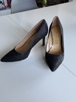 Scarpe décolleté Buffalo nere tessuto pari al nuovo