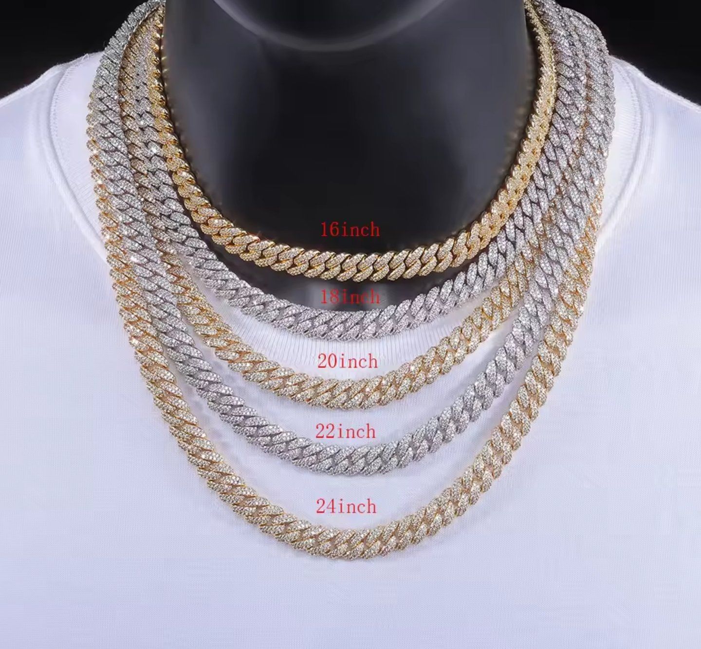 Catenine: Iced out Kette Silber 50 cm – Nuovo e nell'imballaggio originale da Suhr venduto da sjay.Cv 1