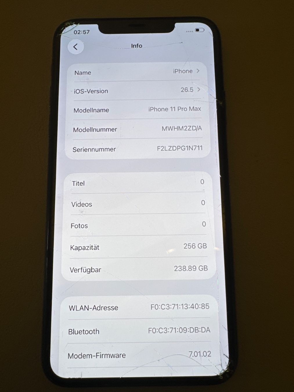 Apple Telefoni cellulari / Smartphones: iPhone 11 Pro Max – Difettoso da Adliswil venduto da Busys 1