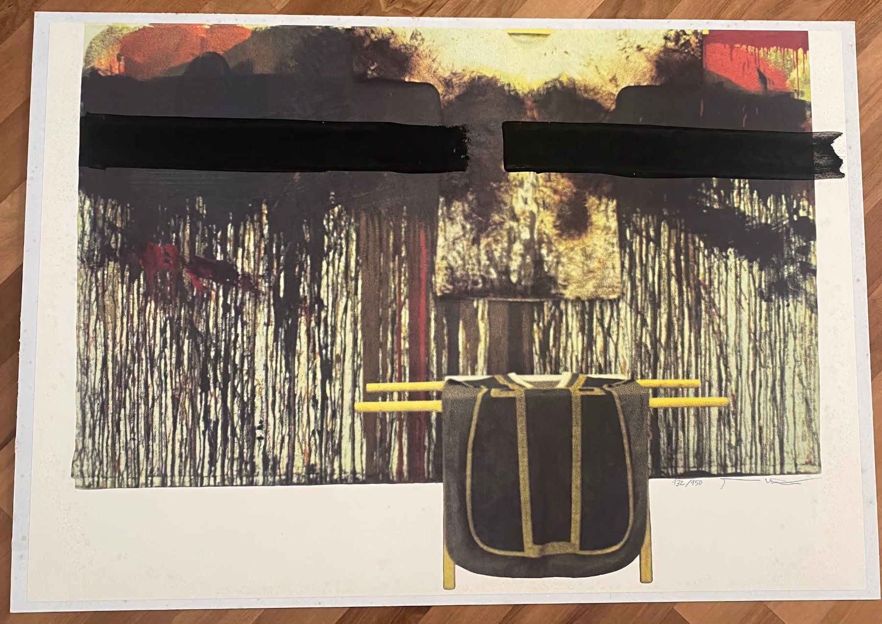 Grafica & Litografie: Hermann Nitsch - Original handretuschierte Lithographie. – Usato da Ponte Tresa venduto da 11GalleriaAlterEgo11 1