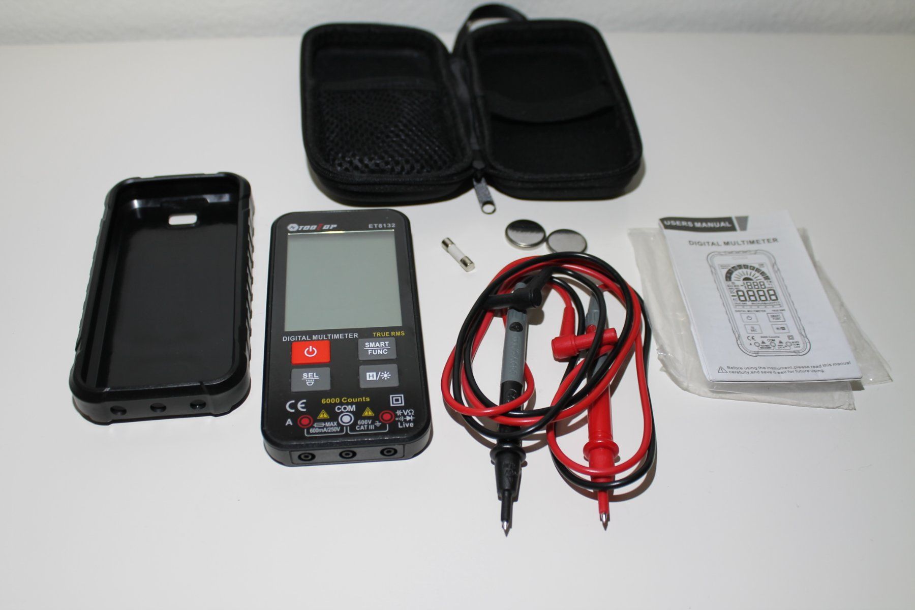 Misurare: TOOLTOP ET8132 LCD-Bildschirm Multimeter DC AC Spannung – Nuovo e nell'imballaggio originale da Basel venduto da David25 6