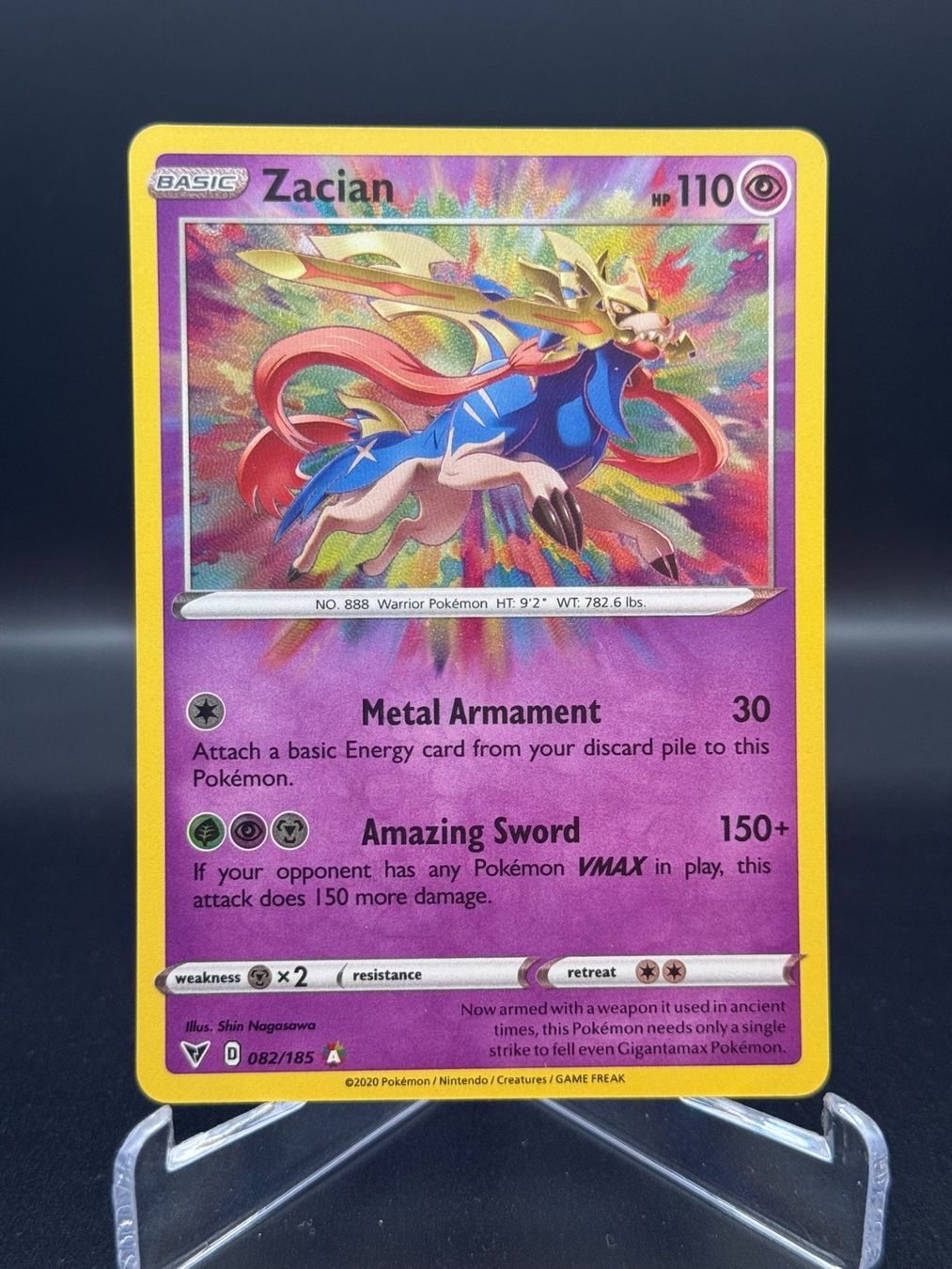 Pokémon Sammelbilder & Trading cards: Zacian (VIV 82) – Gebraucht aus Birmensdorf ZH von SnorlaxMail