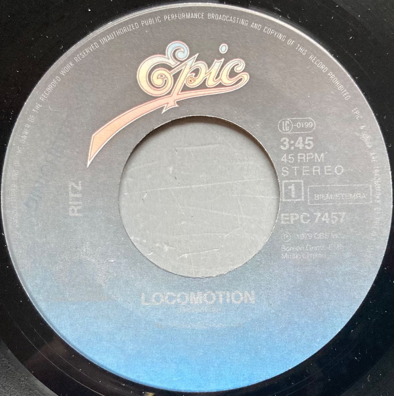 Schallplatten: RITZ - LOCOMOTION – Gebraucht aus Poliez-Pittet von Newtown-Records 2