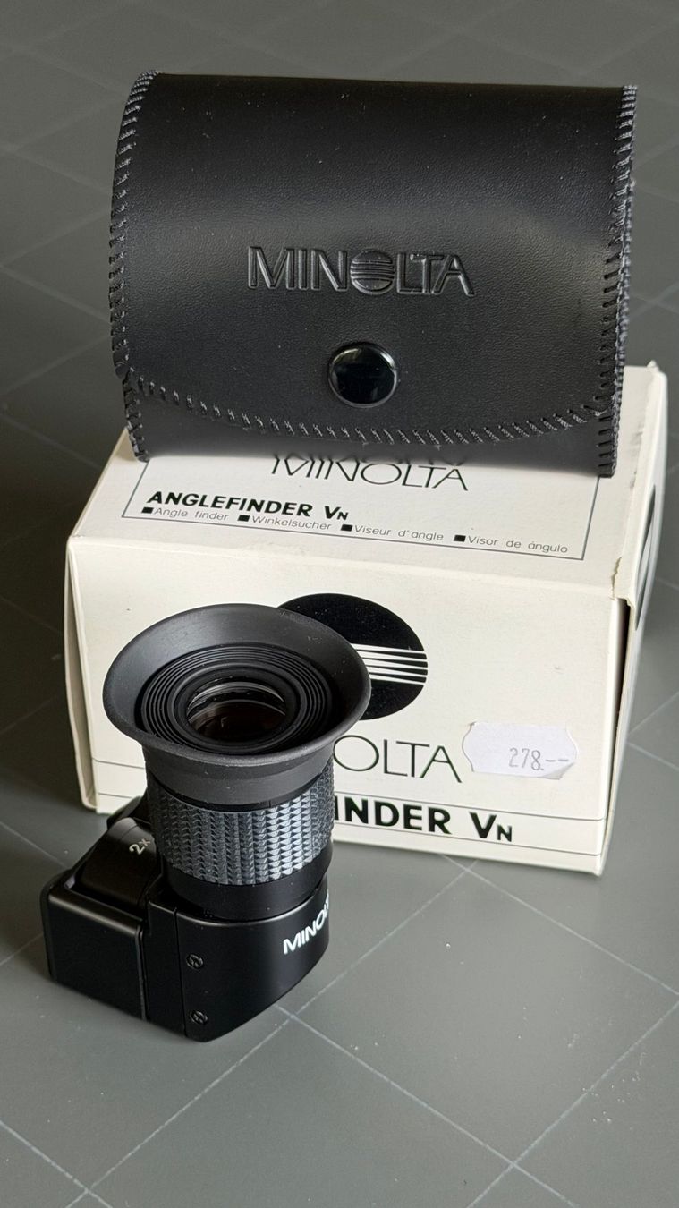 Minolta Objektive: Winkelsucher Minolta – Gebraucht aus Bad Ragaz von Freiflug