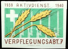 Soldatenmarke 2.WK, Verpflegungs Abt 7, geschn, Wi Vpf 59-2