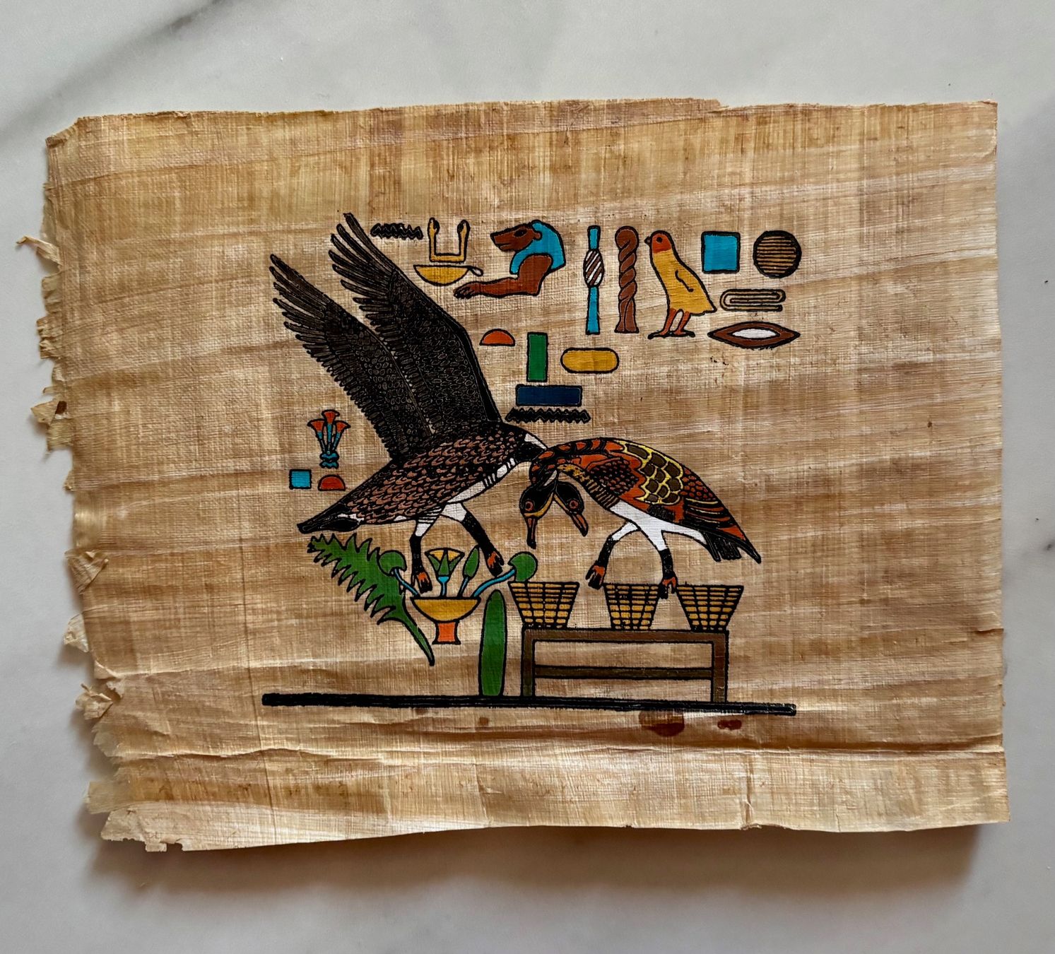 Tutte le decorazioni: Papyrus égyptien – Usato da Losone venduto da courrier 1