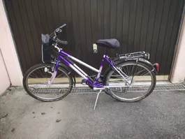 Vélo de ville femme Silo Country Bike violet en bon état