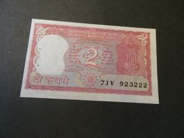 Indien, alter Geldschein - ungefaltet