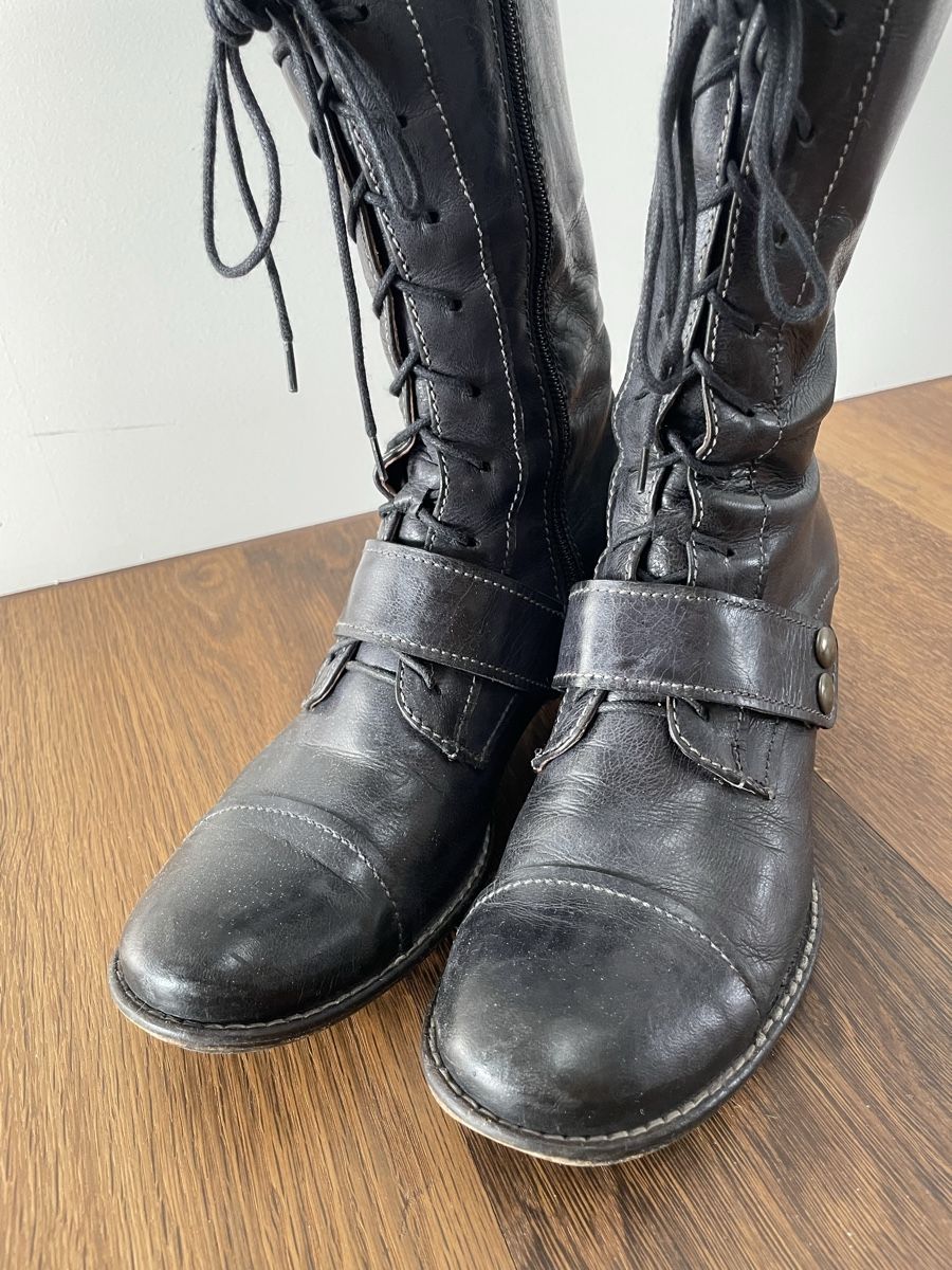 Scarpe da donna: Schwarze Lederstiefel Gidigo Grösse 36 – Usato da Zollikofen venduto da Prosecco7 2