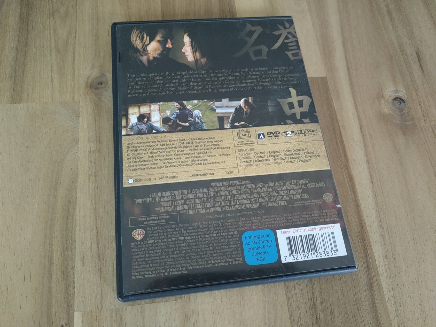 Alle DVDs: Last Samurai – Gebraucht aus Olten von prusik02 2