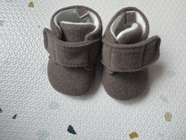 H&M Babyschuhe, Grösse 12/13, Braun - Neuwertig!