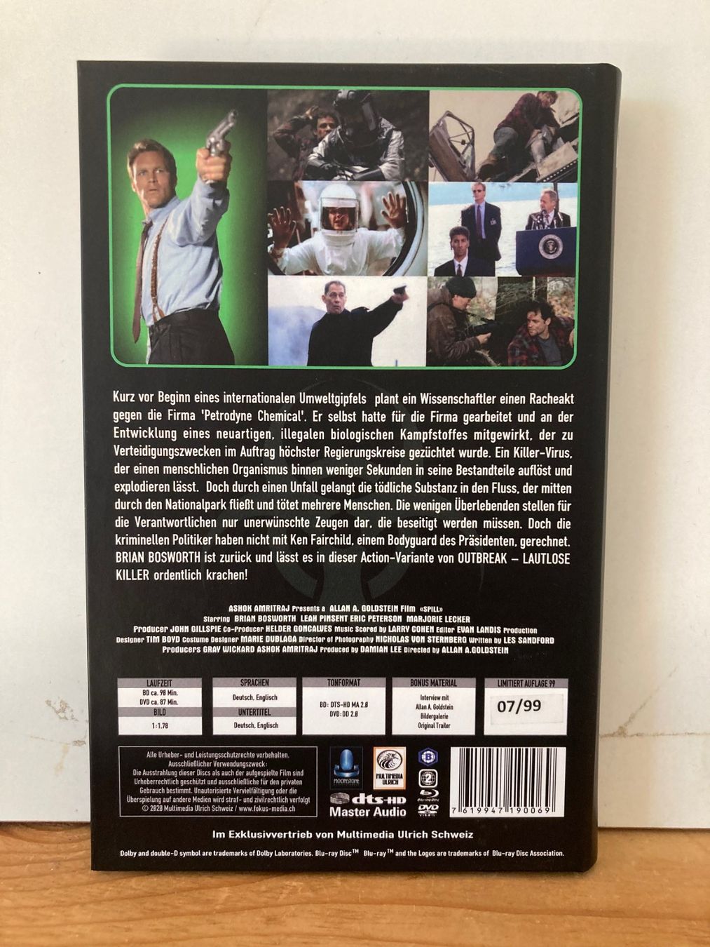 Tutti i DVDs: Spill tödlicher Virus - Grosse Hartbox - Blu-Ray/DVD – Usato da Wädenswil venduto da noodelbraincrew 1
