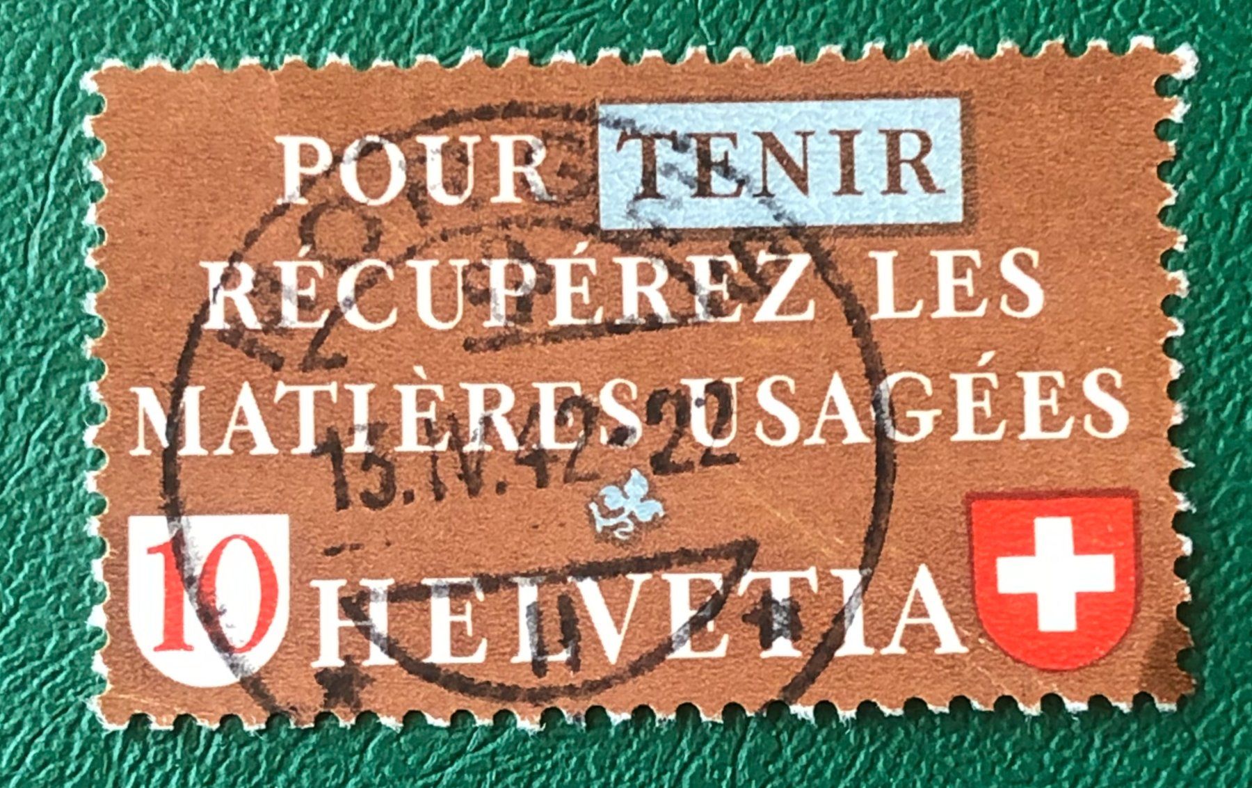 Tutti i francobolli: Nr.255 mit VollStempel 1942    – Usato da Aarau venduto da Billa007
