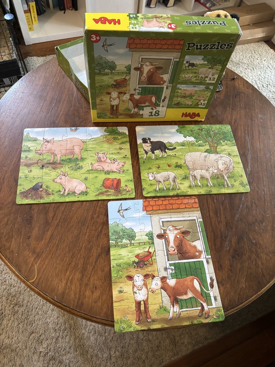 Haba Puzzles: Haba Puzzle Bauernhoftiere – D'occasion à Basel par car_85fz