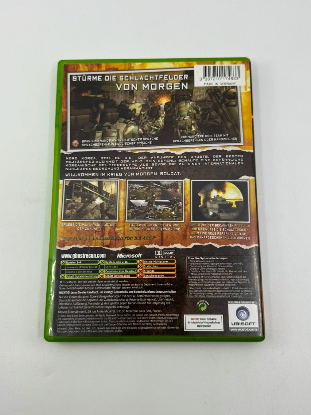Spiele: Ghost Recon 2 (XBOX) – Gebraucht aus Herisau von Seyashop1 2