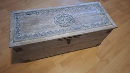 Truhe, Holzkiste, Dekokiste, Couchtisch Landhausstil