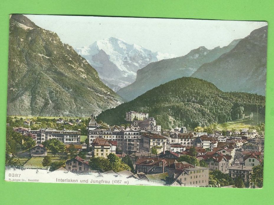 Cartoline postali: Interlaken und Jungfrau – Usato da Zürich venduto da t24_de