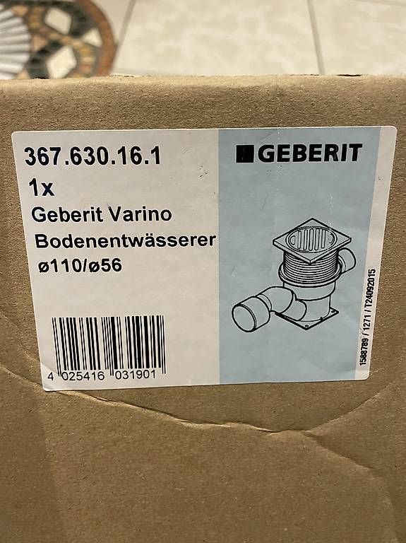Duschen: GEBERIT Varino Bodenablauf 110/56 Ablauf – Gebraucht aus Laufenburg von Spiderrossi 1