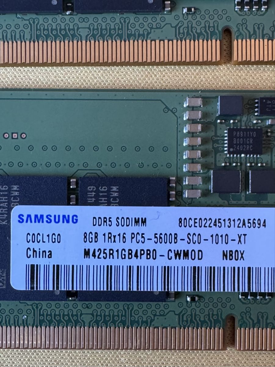 Samsung Memoria / RAM: Samsung DDR5-5600, 2x8GB – Usato da Schwerzenbach venduto da Amv_w2s