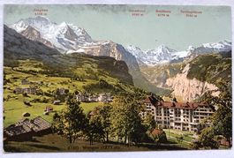 Antike Postkarte - Wengen BE - ungelaufen