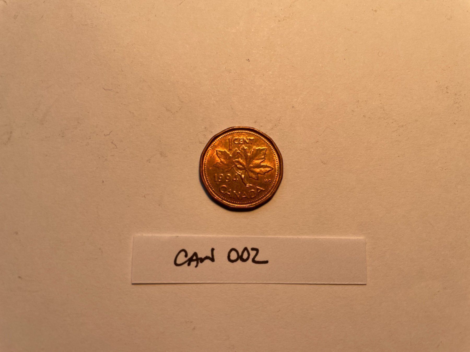 Alle Münzen: Münze aus Kanada 1994 - 1 Cent – Gebraucht aus Basel von Cynthiasanchez 1