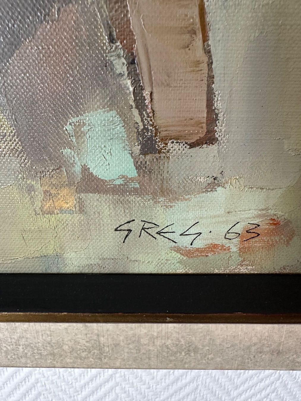 Gemälde: Oel-Gemälde "Der Markt", signiert Greg '63, – Gebraucht aus Amriswil von Bully2013 1