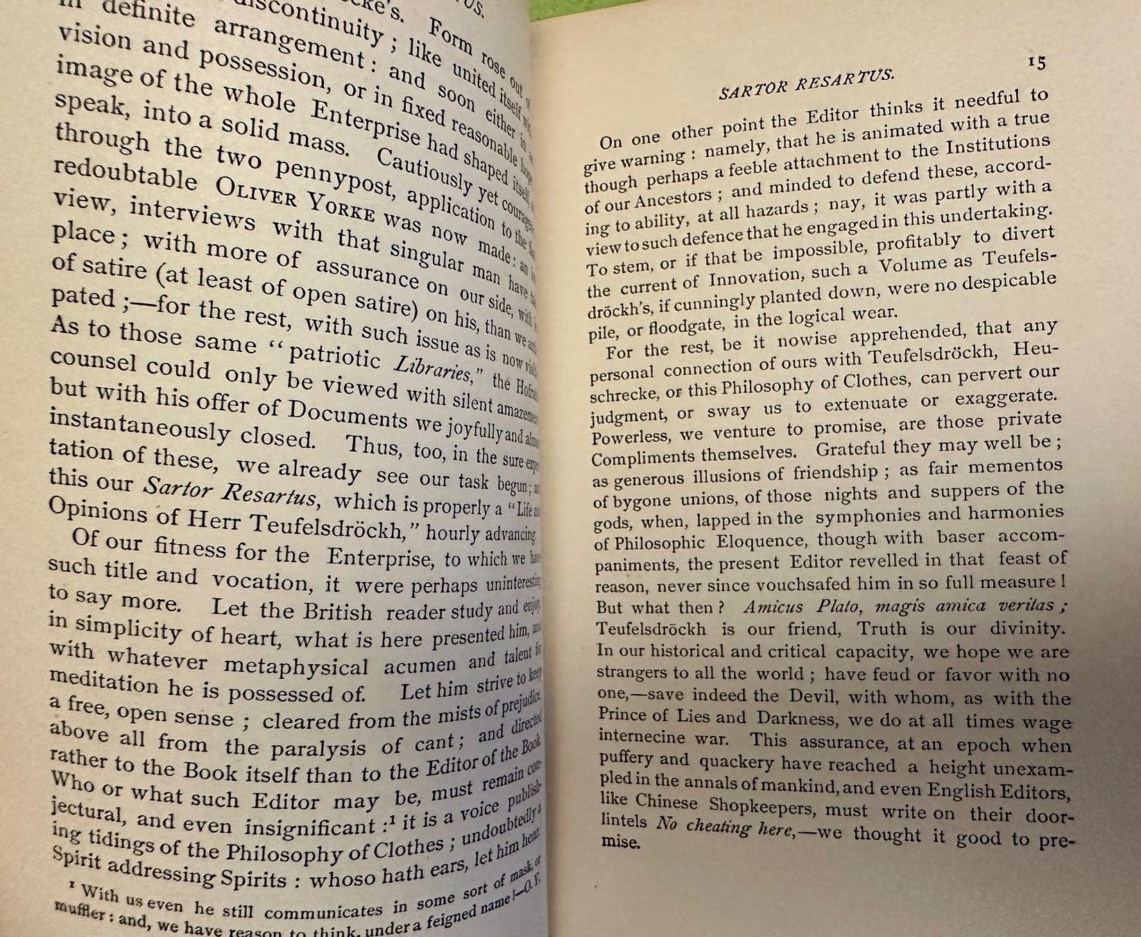 Libri: Thomas Carlyle: Sartor Resartus. – Usato da Zürich venduto da allp 6