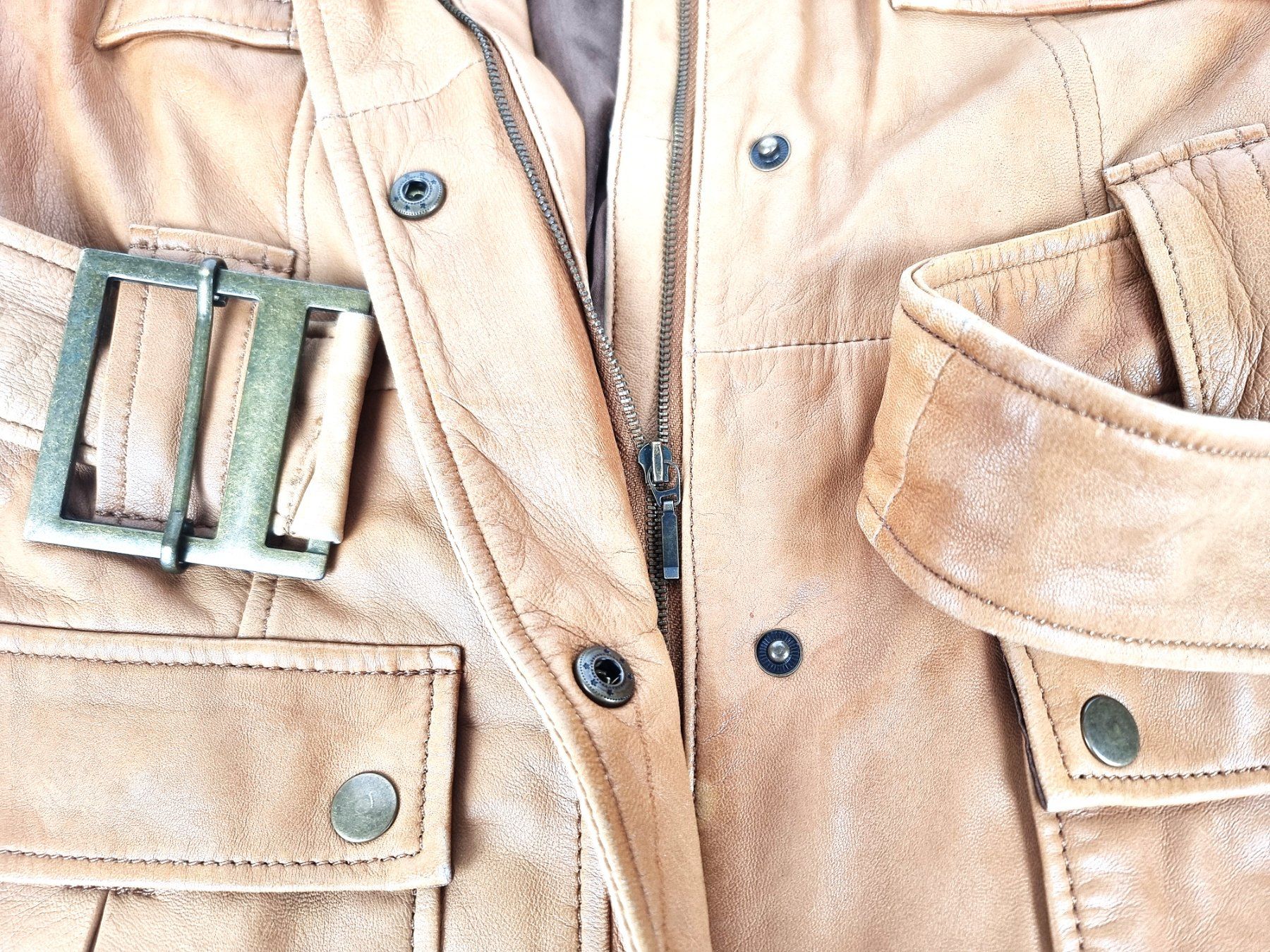 Zara Jacken: Zara Basic Lederjacke – Gebraucht aus Urtenen-Schönbühl von Restwert_Schoenbuehl 5