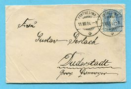 Briefli von Pontresina nach Duderstadt 1904