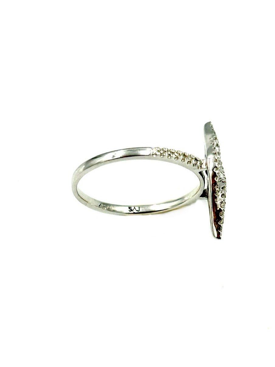 Anelli: Bague Or blanc 14K Saphir et diamants – Usato da Renens VD venduto da rom_v9jv 3