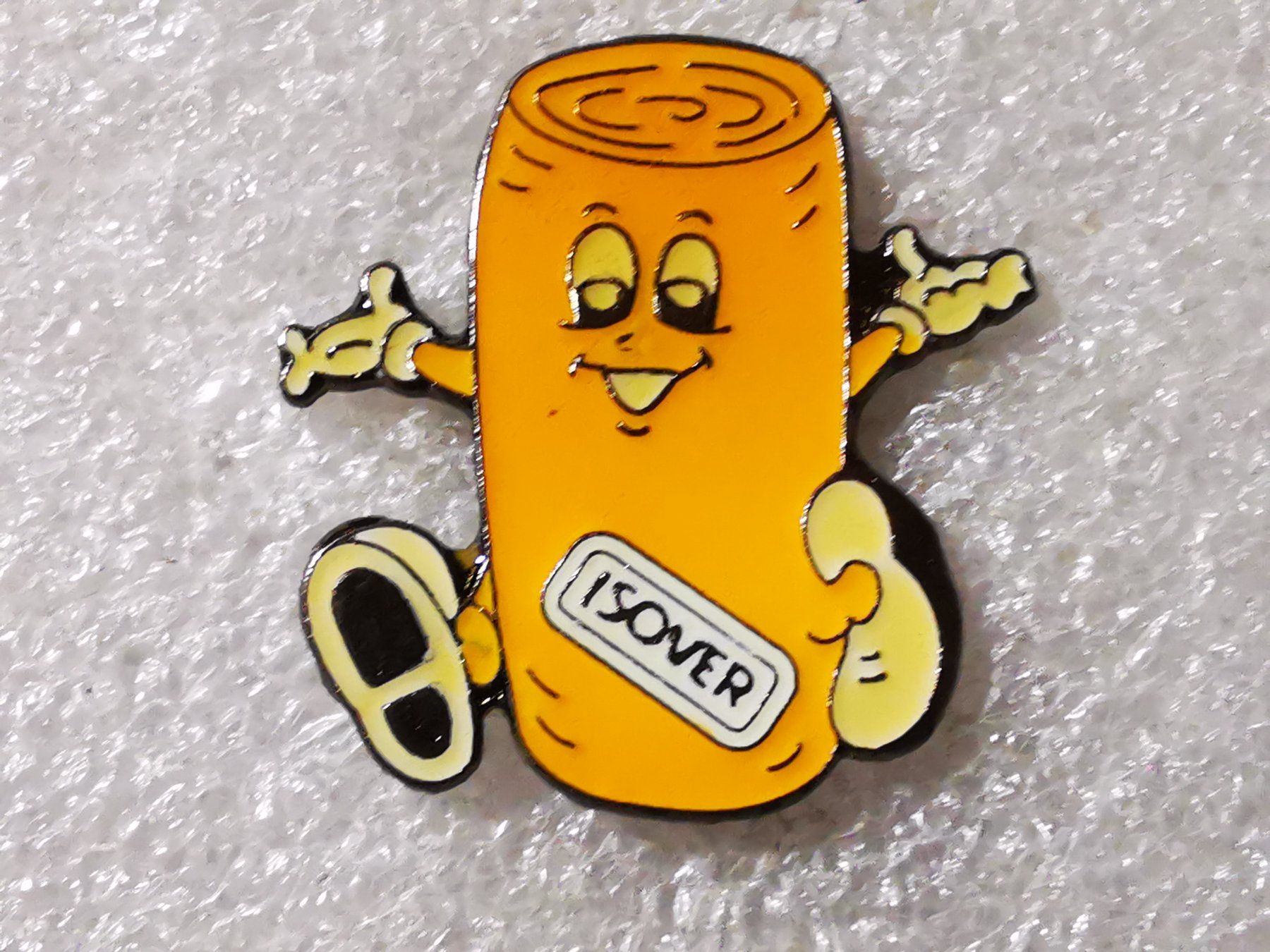 Placchette & Badge: Ansteckpin 164: Isover – Usato da Oppligen venduto da Pin-Fall-Shop