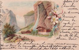 Lauterbrunnen   BE  -     LITHO        um 1 9 0 0