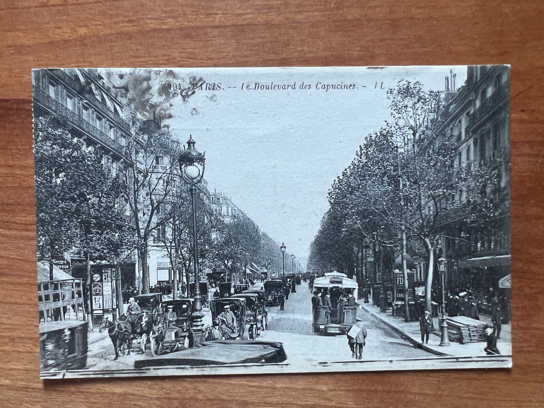 Cartoline postali: AK 1923 Paris Boulevard Capucines   (G3876) – Usato da Hinwil venduto da Sidi4