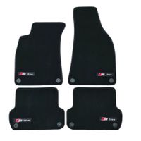 Velours Fußmatten für Audi A4 B6 und B7 10.2000-06.2008