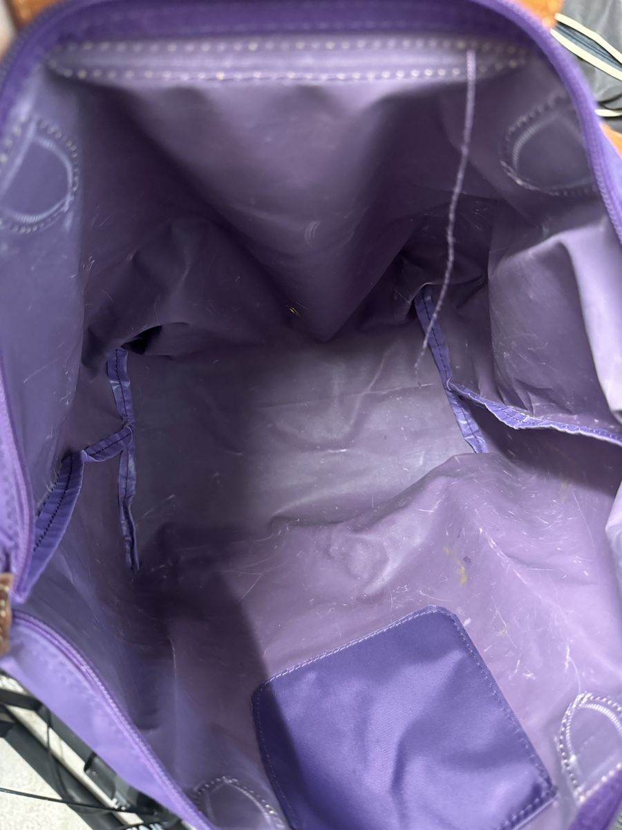 Longchamp Taschen für Damen: Longchamp Tasche lila – Gebraucht aus Zürich von Naniiin 3